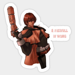 Fist full of wong Sticker